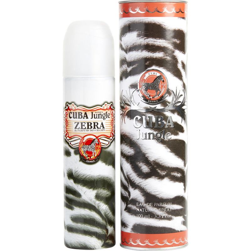 Cuba Jungle Zebra By Cuba Eau De Parfum Spray 3.3 Oz