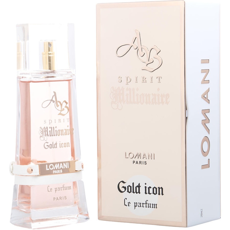 Ab Spirit Millionaire Gold Icon By Lomani Eau De Parfum Spray 3.3 Oz