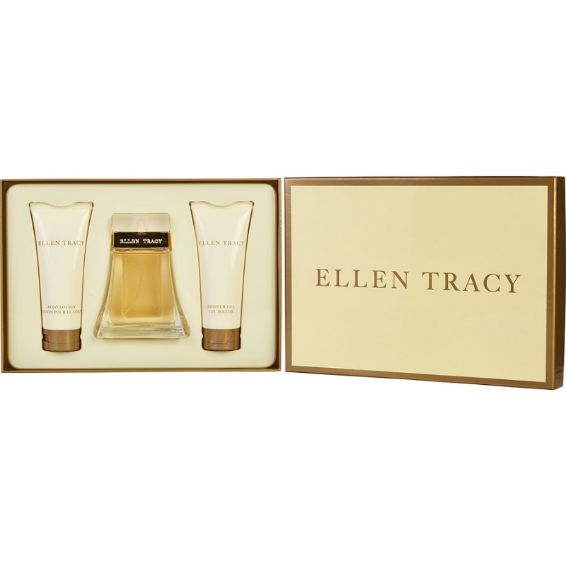 Ellen Tracy By Ellen Tracy Eau De Parfum Spray 3.4 Oz & Body Lotion 3.4 Oz & Shower Gel 3.4 Oz