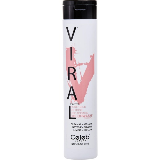 Viral Colorwash Rose Gold Shampoo by Celeb Luxury - Buy Online Now!