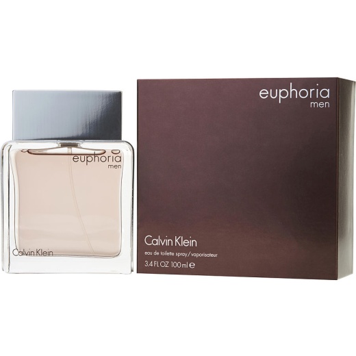 Euphoria Men by Calvin Klein EDT Spray 3.4 Oz