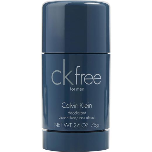 Ck Free by Calvin Klein Deodorant Stick, 2.6 Oz, Alcohol Free for Men