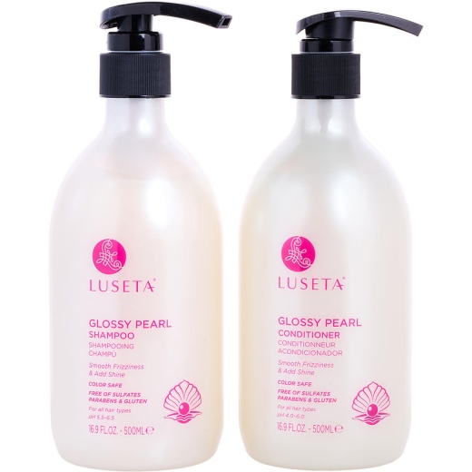 Luseta Glossy Pearl Shampoo and Conditioner Set 16.9 Oz