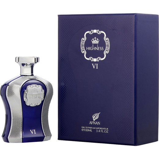 Afnan Highness Vi Blue by Afnan Perfumes, 3.4 Oz Eau De Parfum Spray for Men