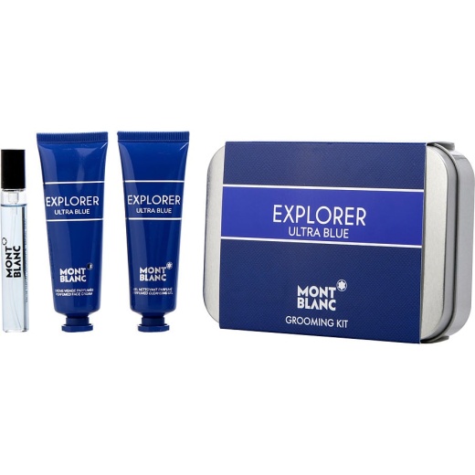 Mont Blanc Explorer Ultra Blue Gift Set for Men