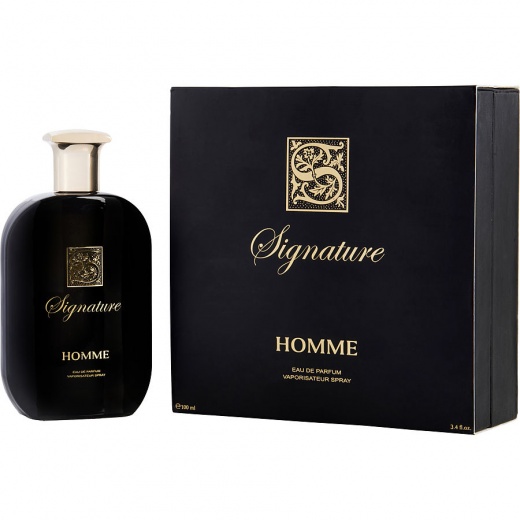 Signature Black Eau De Parfum Spray for Men - 3.3 Oz
