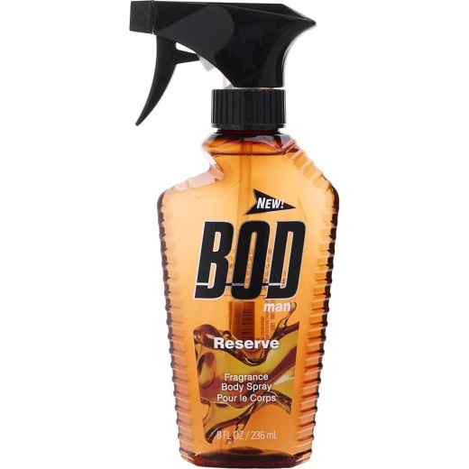 Bod Man Reserve by Parfums de Coeur Fragrance Body Spray 8 Oz