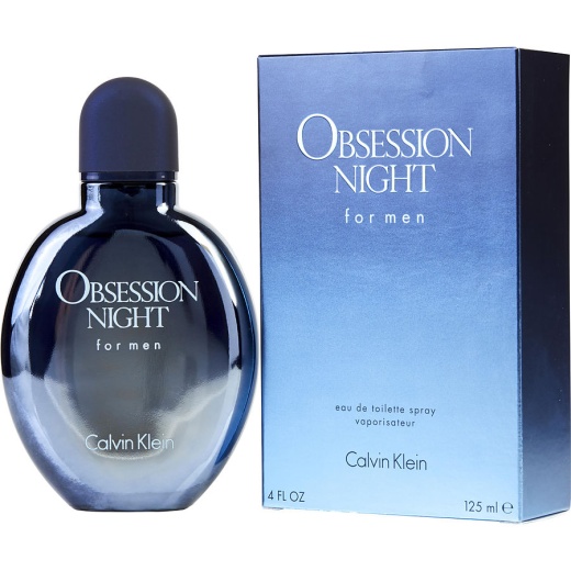 Obsession Night by Calvin Klein EDT Spray for Men 4 Oz