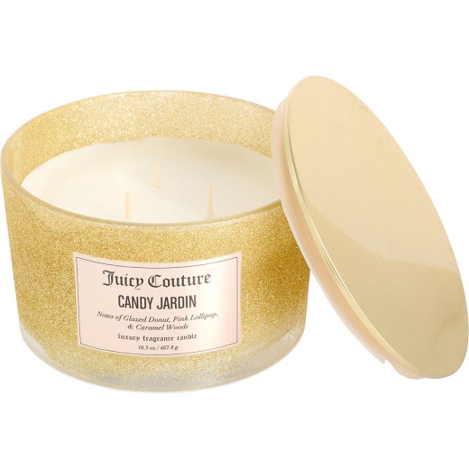 Juicy Couture Candy Jardin By Juicy Couture Glitter Candle 16.5 Oz
