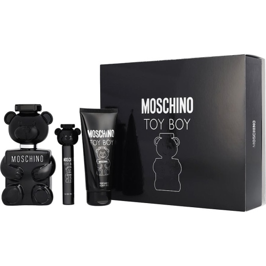 Moschino Toy Boy Gift Set - Eau De Parfum Spray, Body Gel & Mini Spray
