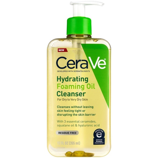 Cerave By Cerave Hydrating Foaming Oil Cleanser For Dry To Very Dry Skin --355Ml/12Oz