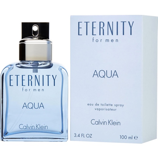 Eternity Aqua By Calvin Klein Edt Spray 3.4 Oz