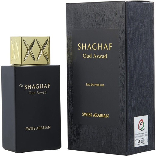 Shaghaf Oud Aswad by Swiss Arabian Perfumes Eau De Parfum Spray 2.5 Oz
