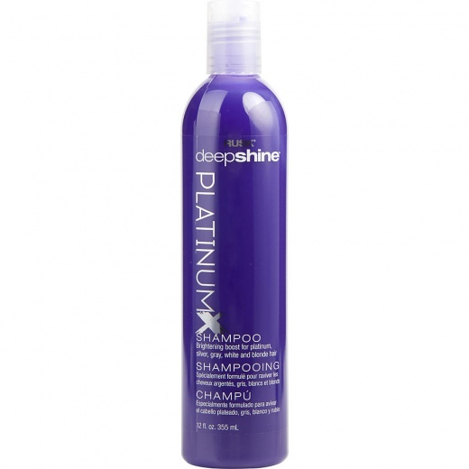 Rusk Deepshine Platinum X Shampoo 12 Oz - Unisex Haircare Essential