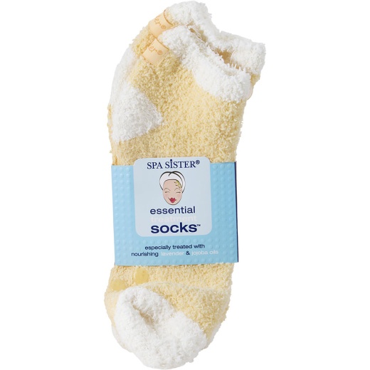 Spa Accessories Essential Moist Socks with Jojoba & Lavender Oils for Women's Relaxation & Aromatherapy