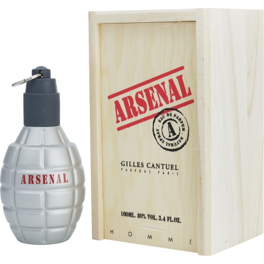 Arsenal Grey by Gilles Cantuel Eau De Parfum Spray 3.4 Oz
