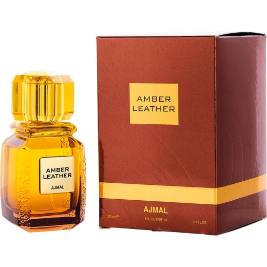 Ajmal Amber Leather Eau De Parfum Spray 3.4 Oz