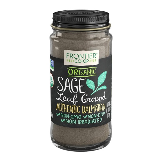 Frontier Co-Op Sage Leaf, Ground, Organic 0.80 Oz