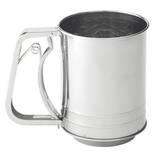 Mrs. Anderson's 3-Cup Stainless Steel Squeeze Sifter