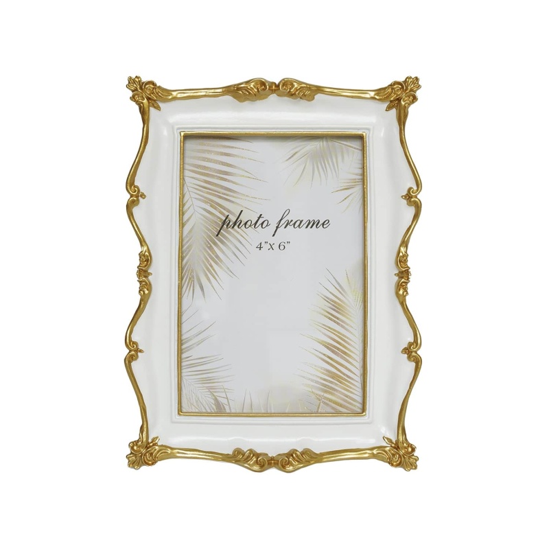 Ferrisland Vintage Tabletop Picture Frame Collection, White 4X6