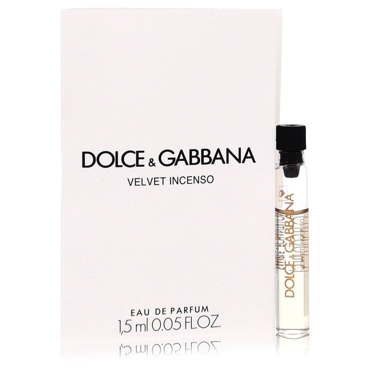 Dolce & Gabbana Velvet Incenso Perfume By Dolce & Gabbana Vial (Sample) - 0.05 Oz Vial