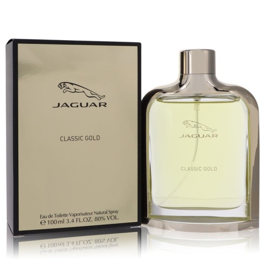 Jaguar Classic Gold Cologne By Jaguar Eau De Toilette Spray - 3.4 Oz