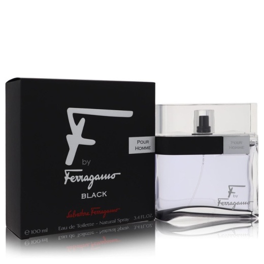 F Black Cologne by Salvatore Ferragamo Eau De Toilette Spray - 1.7 Oz