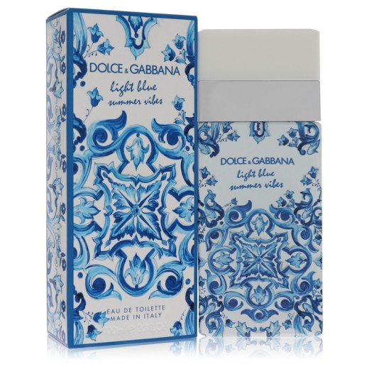 Light Blue Summer Vibes Perfume By Dolce & Gabbana Eau De Toilette Spray - 3.4 Oz