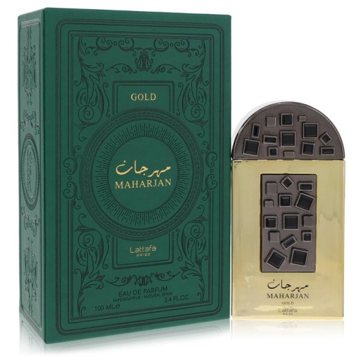 Lattafa Pride Maharjan Gold Cologne By Lattafa Eau De Parfum Spray (Unisex) - 3.4 Oz Eau De Parfum Spray