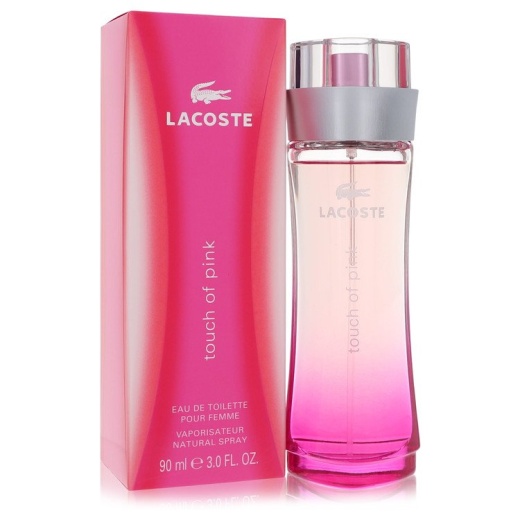 Touch of Pink Perfume by Lacoste Eau De Toilette Spray - 3 Oz