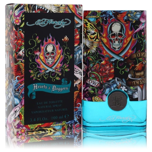 Ed Hardy Hearts & Daggers Cologne by Christian Audigier - 3.4 Oz Eau De Toilette Spray
