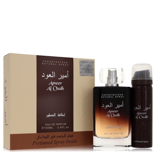Ameer Al Oudh Cologne By Lattafa Gift Set - Luxury Perfume Experience