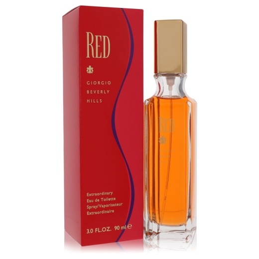 Red Perfume By Giorgio Beverly Hills Eau De Toilette Spray - 3 Oz