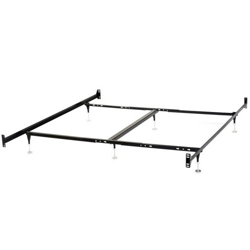 Queen Metal Bed Frame With BoltOn Headboard Footboard Brackets