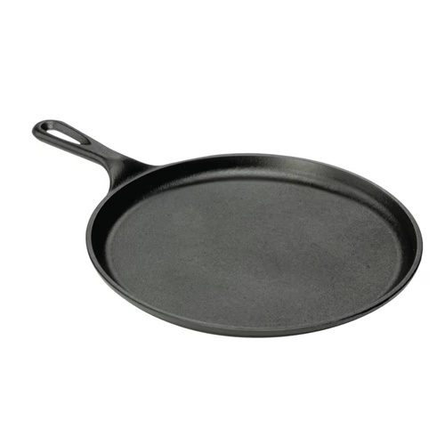 10.5 Inch Round Pre-Seasoned Cast Iron Skillet Griddle Frying Pan Made In Usa
