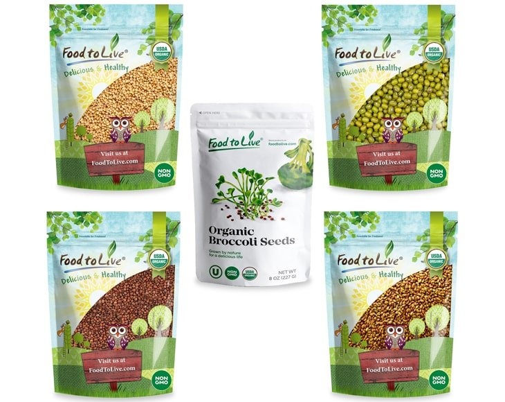 Organic Sprouting Seeds Gift Box