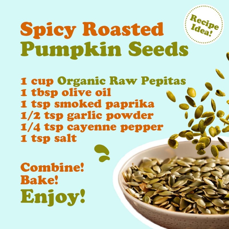 Organic Raw Pepitas (Pumpkin Seeds)