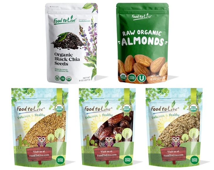 Organic Nuts, Seeds And Fruits Gift Box