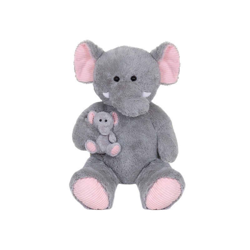 Elephantさま専用 IKEA Large Momma Elephant With Baby Calf Plush Stiluffed