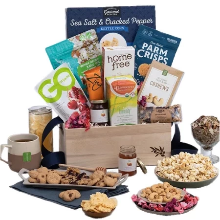Gift Without Guilt Basket - Gourmet Healthy Treats