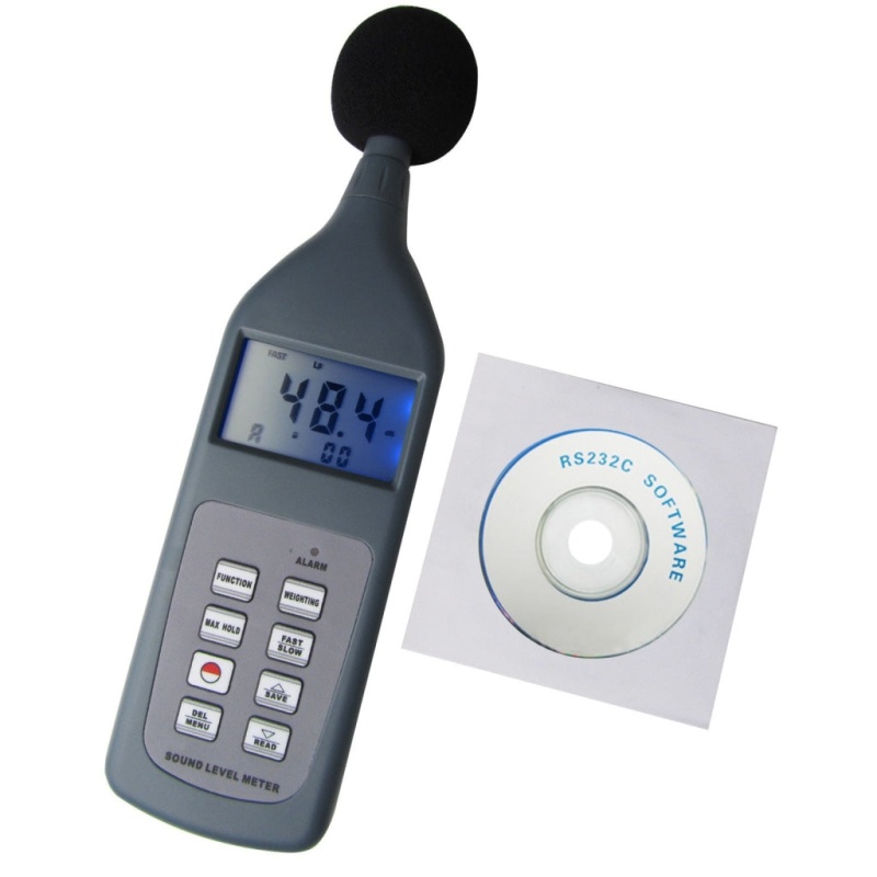 Sound Level Meter With Rs-232C Software Cd