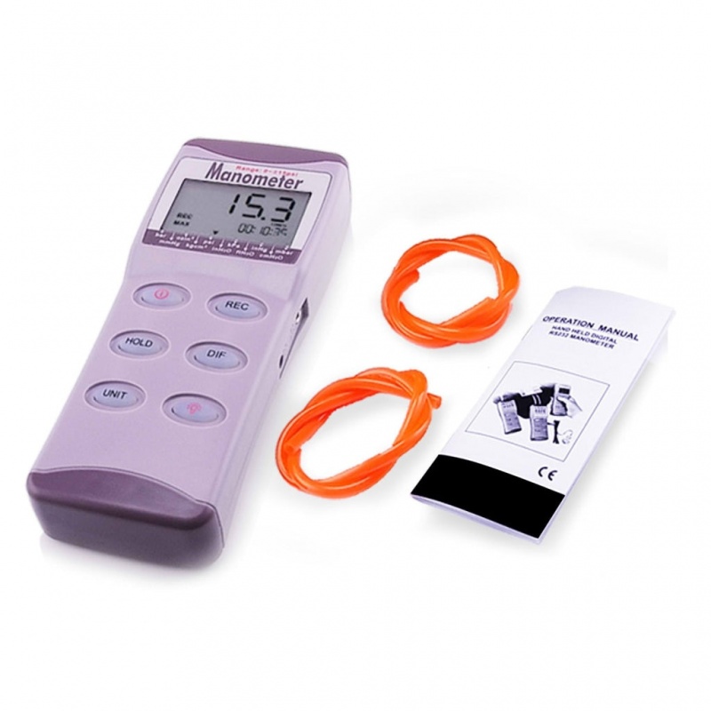 Professional Digital Differential Air Pressure Manometer Gauge