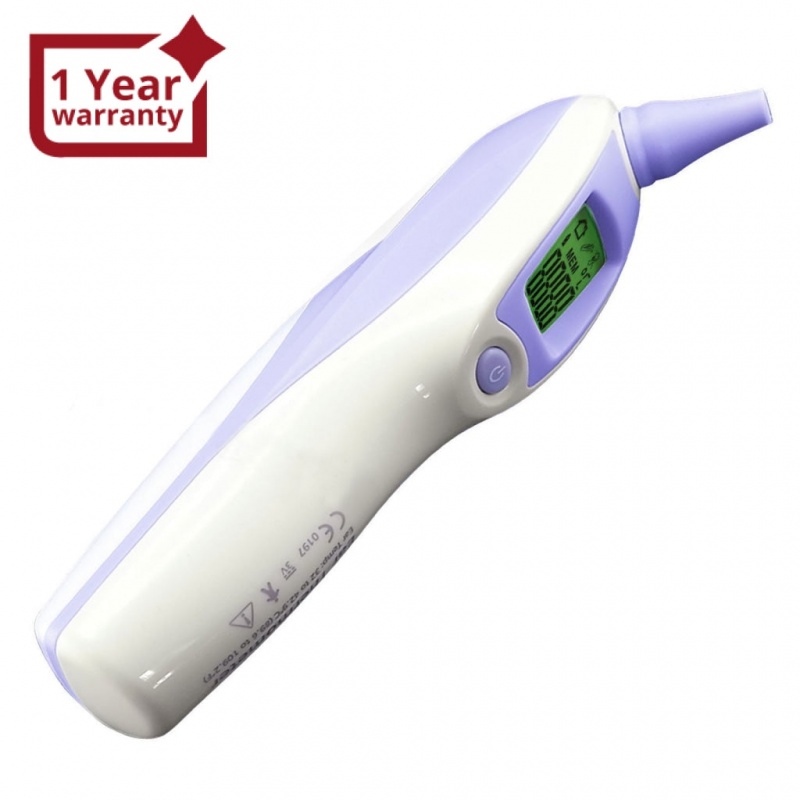 One 1 Second Digital Instant Ear Thermometer Baby Adult - 1+