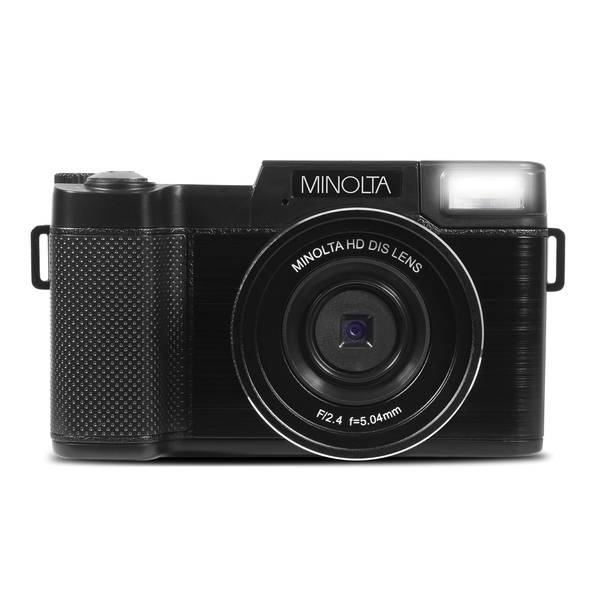 Minolta Mnd30 4X Digital Zoom 30 Mp/2.7K Quad Hd Digital Camera (Black