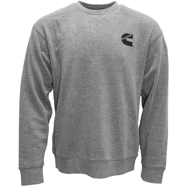 Cummins Cummins Unisex Crewneck Sweatshirt Gray In Comfy Cotton Blend