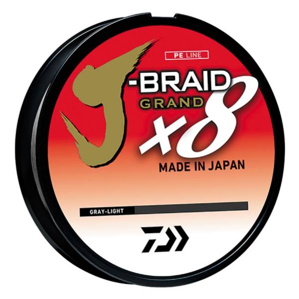 Daiwa J-Braid Grand 8X 150Yds Gray Light