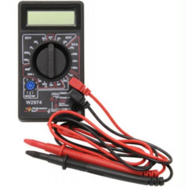 Performance Tool Digital MultiMeter Voltage Tester