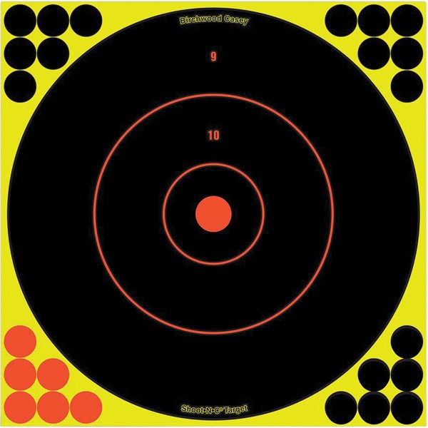 Birchwood Casey B/C Sht-N-C Rnd Bullseye Tgt 5-12"