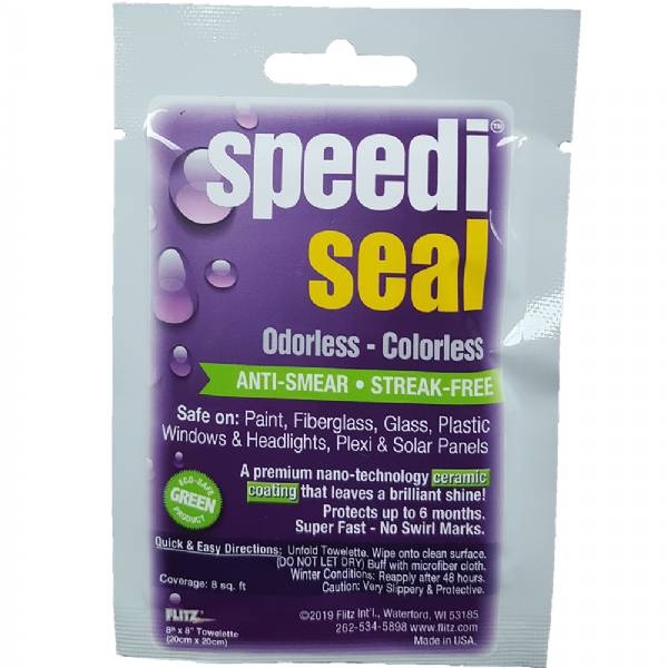 Flitz Speedi Seal 8Inch X 8Inch Towelette Packet Case Of 24