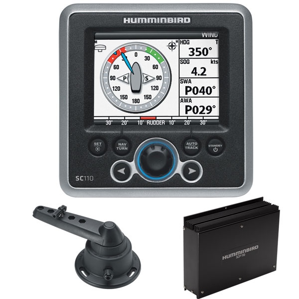 Humminbird Sc 110 Autopilot System Kit Computer, Control Head, Rudder Fee